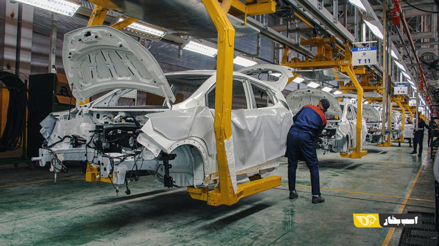کاهش تولید خودرو در سال ۱۴۰۴ تا پایان ماه هشتم